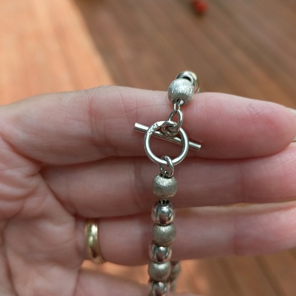 STERLING BEAD NECKLACE - Picture 4 of 16